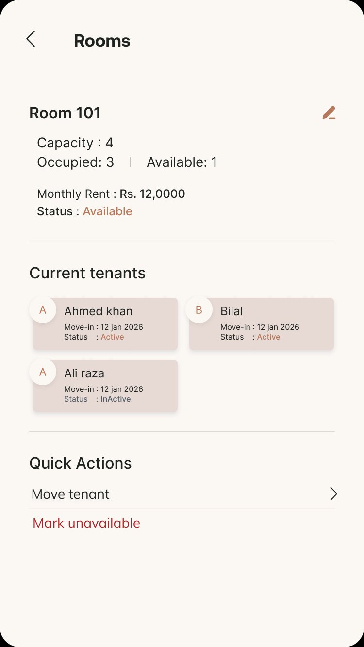 Room Management Screen